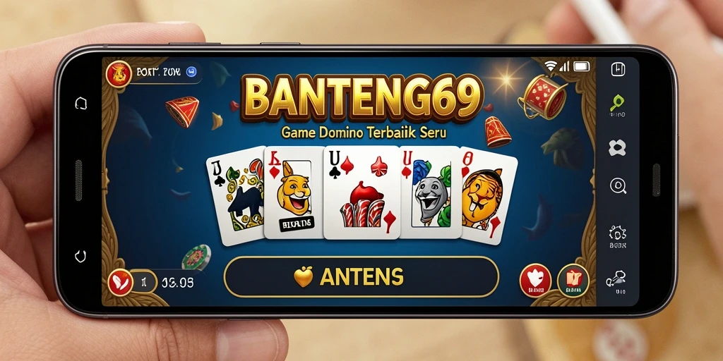 Tampilan gameplay Domino yang seru dan interaktif.