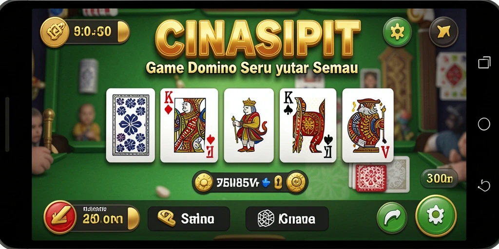 Screenshot gameplay CINASIPIT menampilkan suasana seru dan menyenangkan.