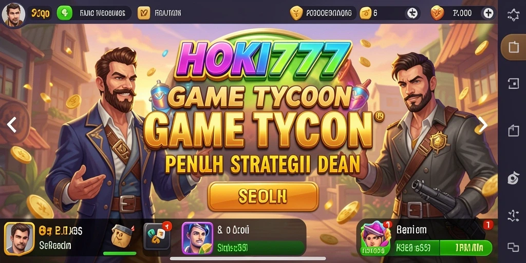 Gameplay HOKI777 yang mendebarkan di dunia Tycoon.