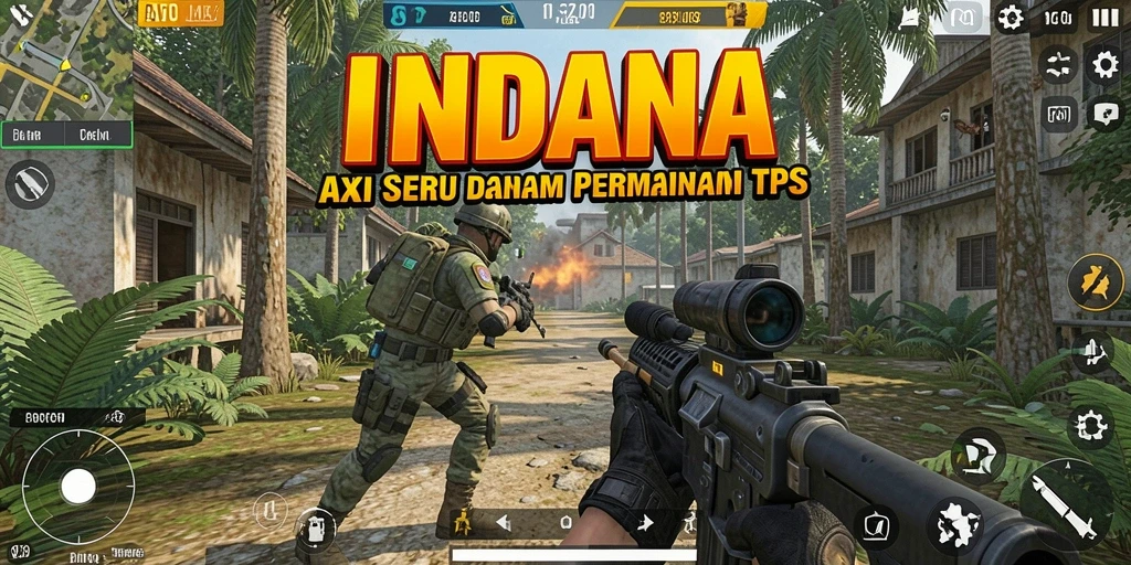 Gameplay mendebarkan di INDAAA yang penuh aksi dan tantangan.