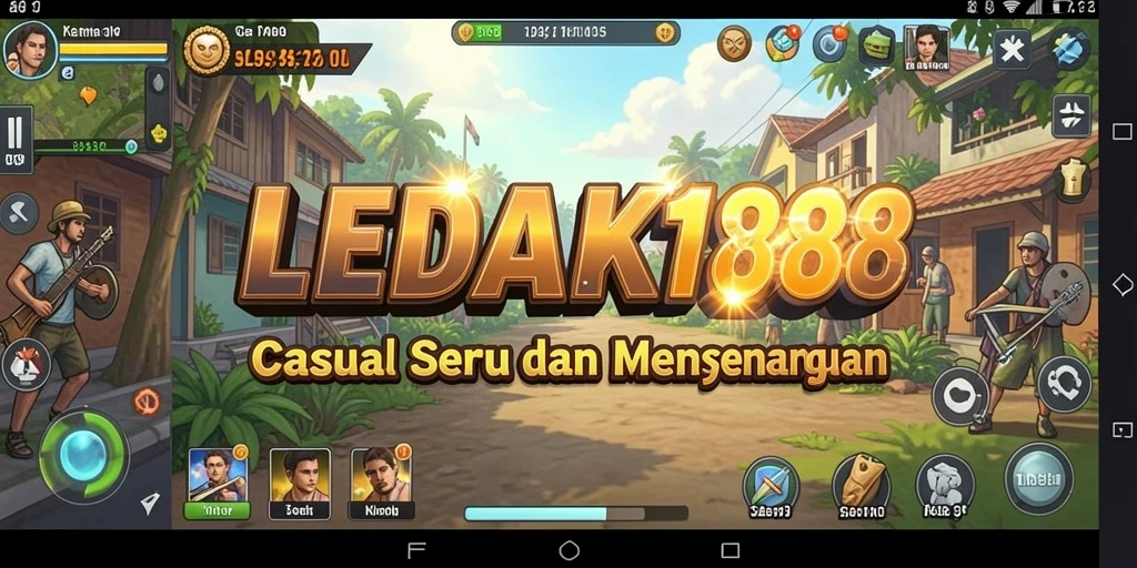 Tampilan gameplay seru dan menarik dari LEDAK188.