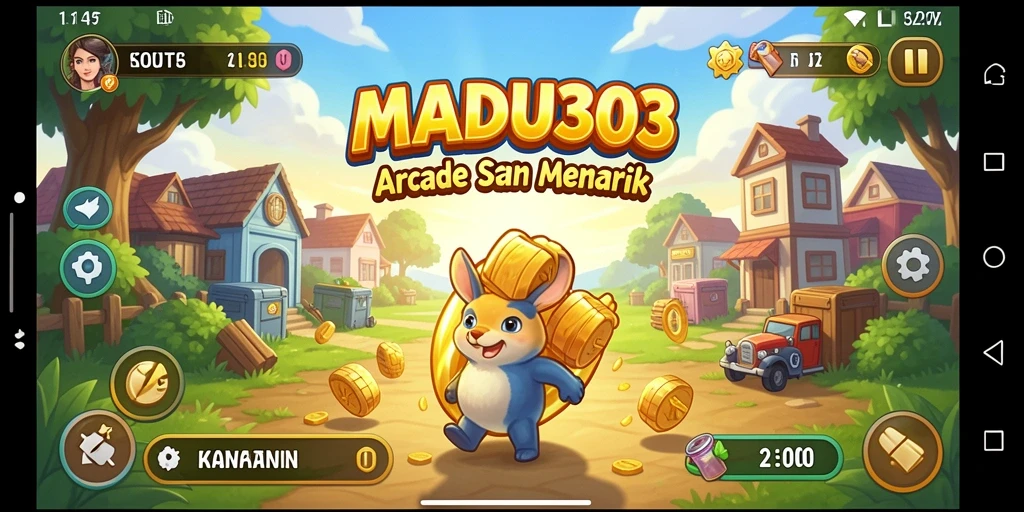 Gameplay seru dan menarik dari MADU303 di layar.