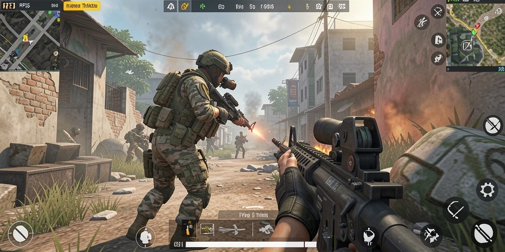 Tampilan gameplay RP55 yang menegangkan dan kompetitif.