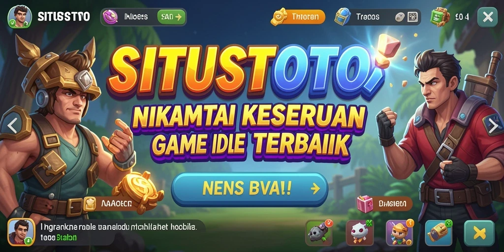 Screenshot SITUSTOTO menampilkan gameplay yang seru dalam mode Idle.
